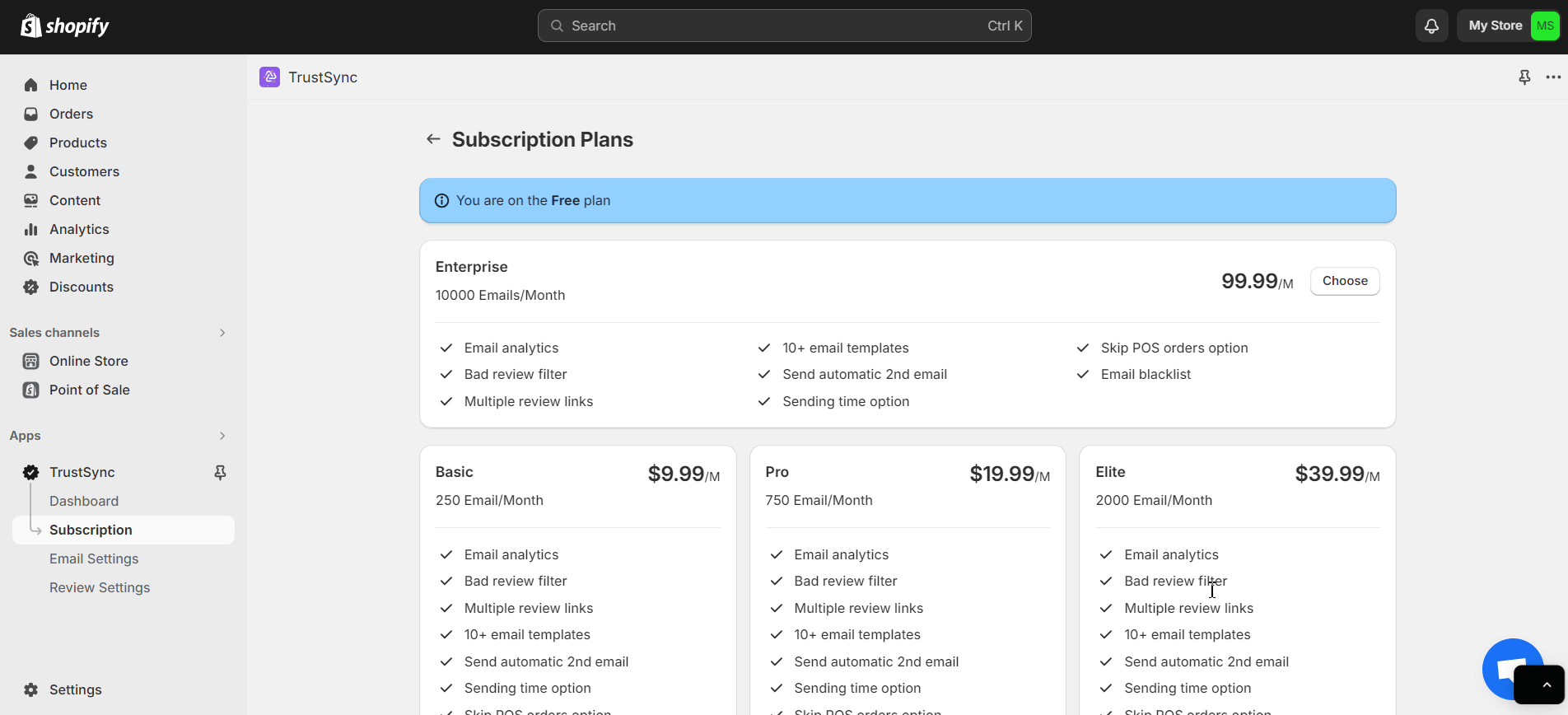 How To Upgrade Your TrustSync Plan