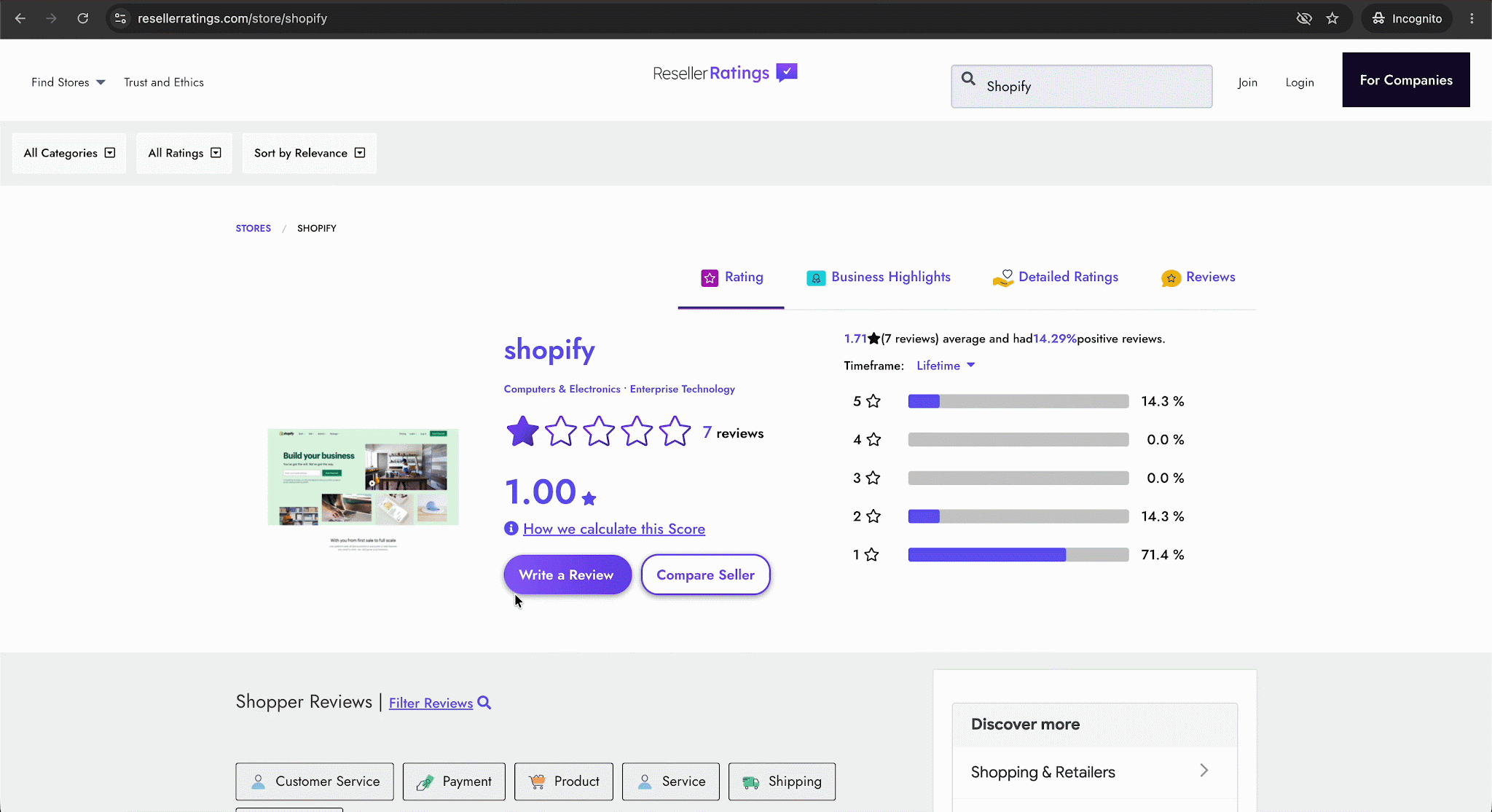 Collect The ResellerRatings Review Link