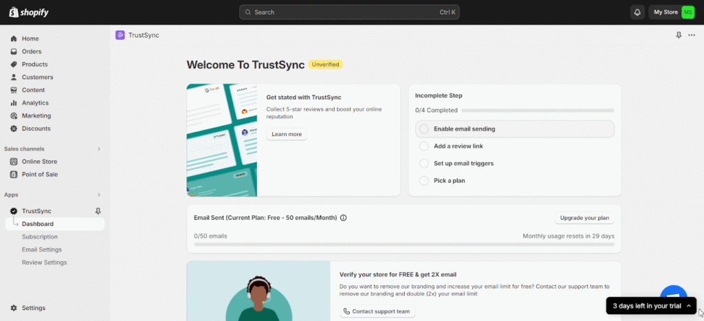 Automating Google Reviews for Shopify Store with TrustSync