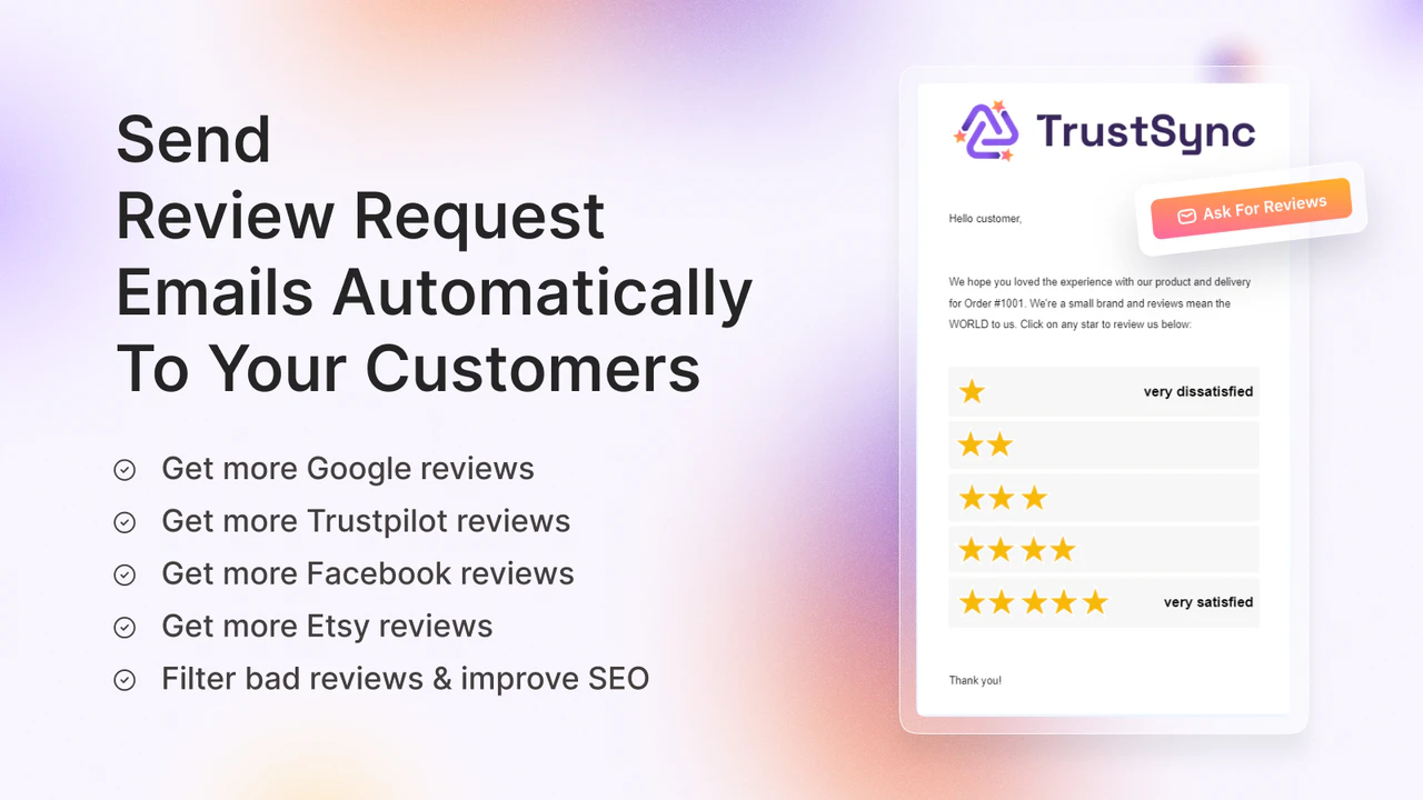 Automating Google Reviews for Shopify Store with TrustSync
