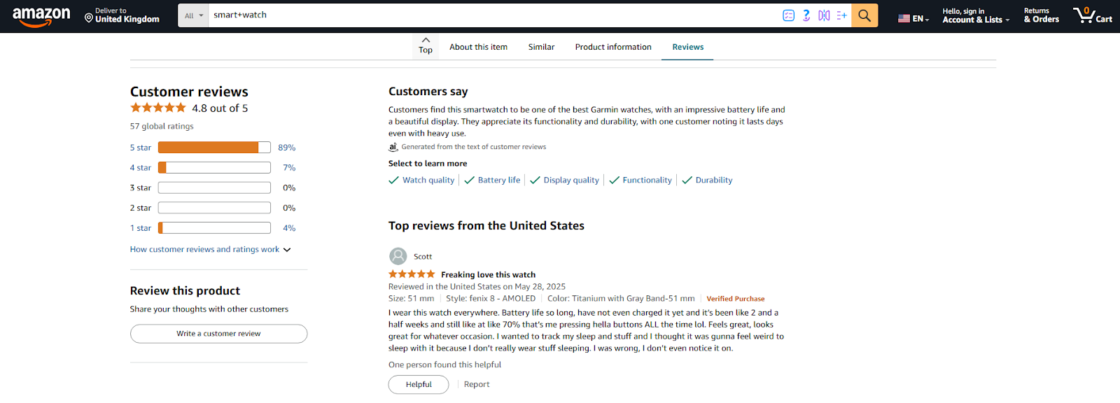 Amazon Customer Reviews