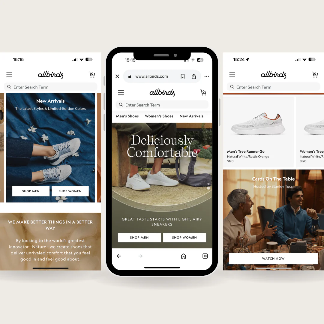 eCommerce website design